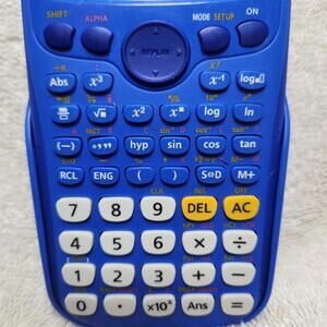 CASIO fx-300ES PLUS Blue Scientific Calculator Natural Display Student Tool